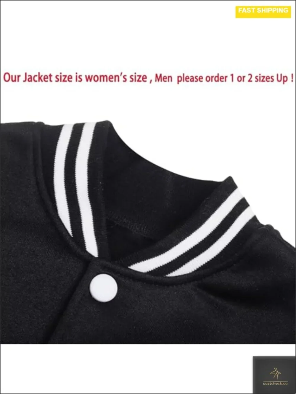 Varsity Baseball Jacket Casual Letterman Bomber Lightweight Windbreaker